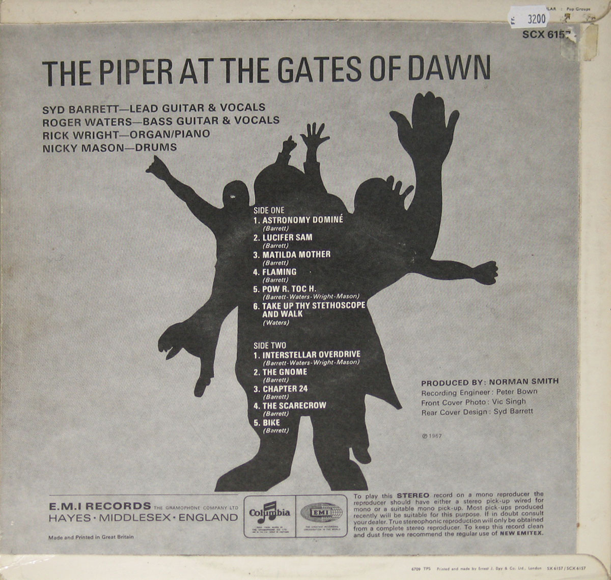 High Resolution Photo #2 PINK FLOYD Piper Gates UK2 